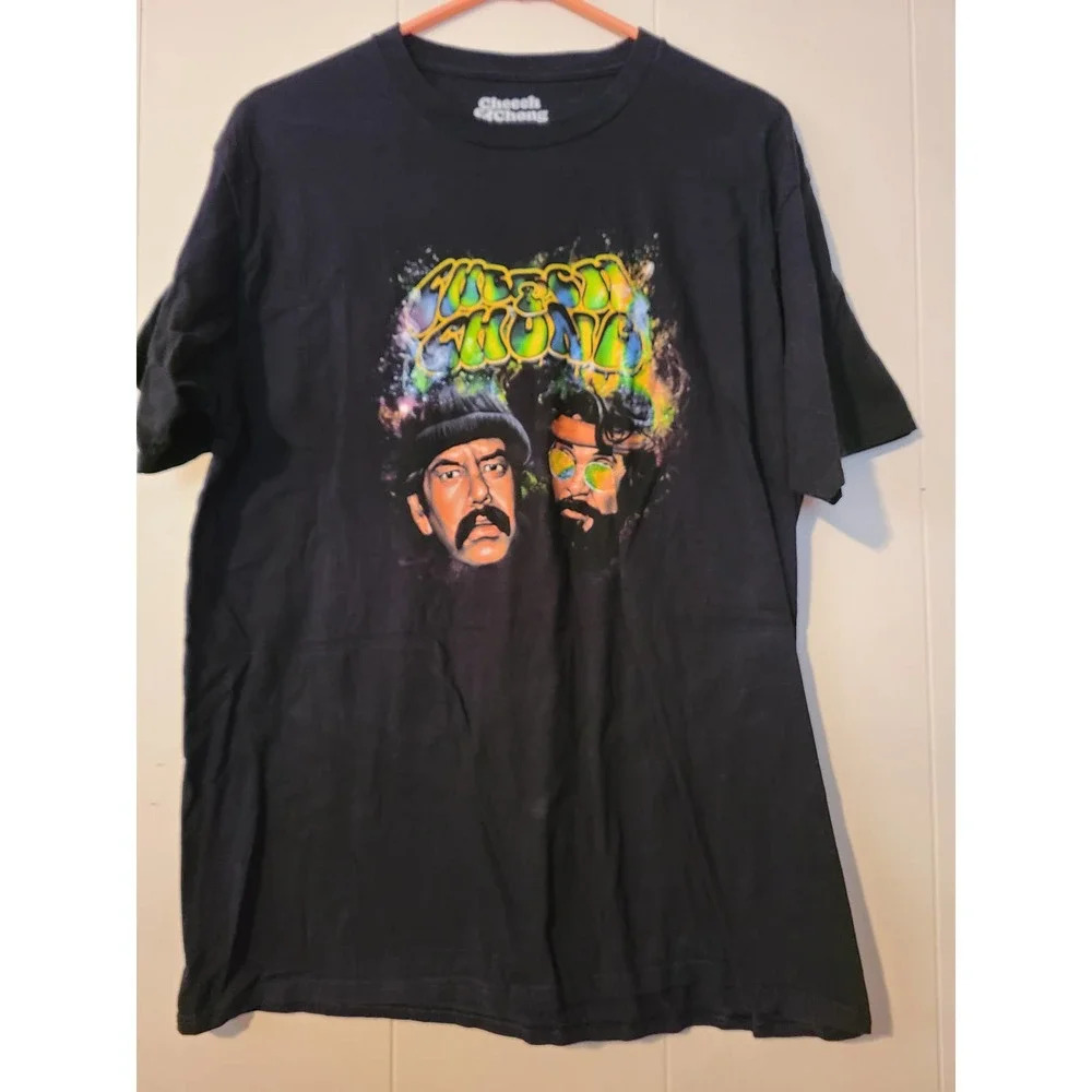 Cheech & Chong T-Shirt Men's X-Large Short Sleeve Crew Neck 100% Cotton (VA2)